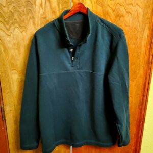 Van Huesen Men's Heather Pullover Sweater in Pine - XL